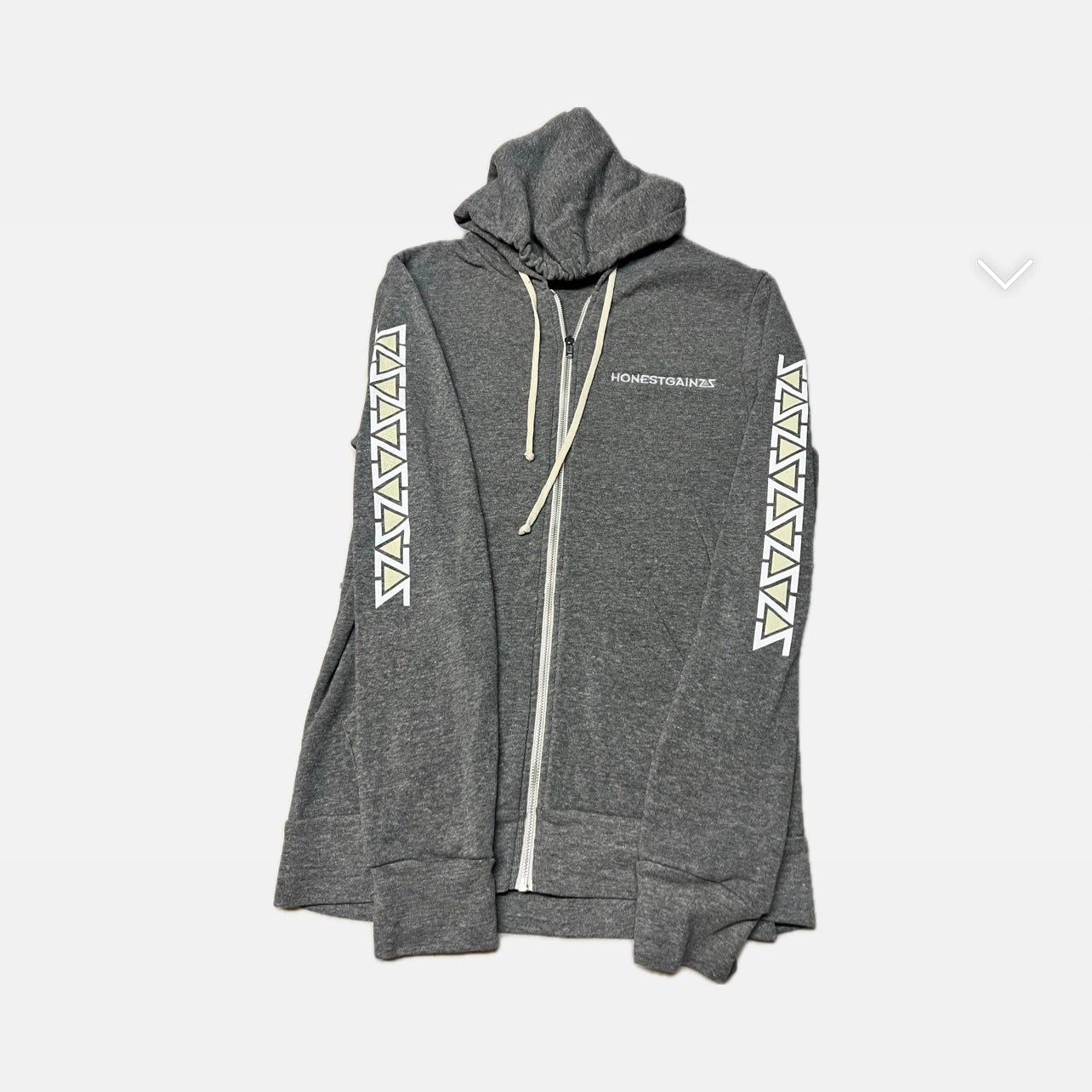 ZZ'D UP ZIP UP HONESTGAINZZ HOODIE