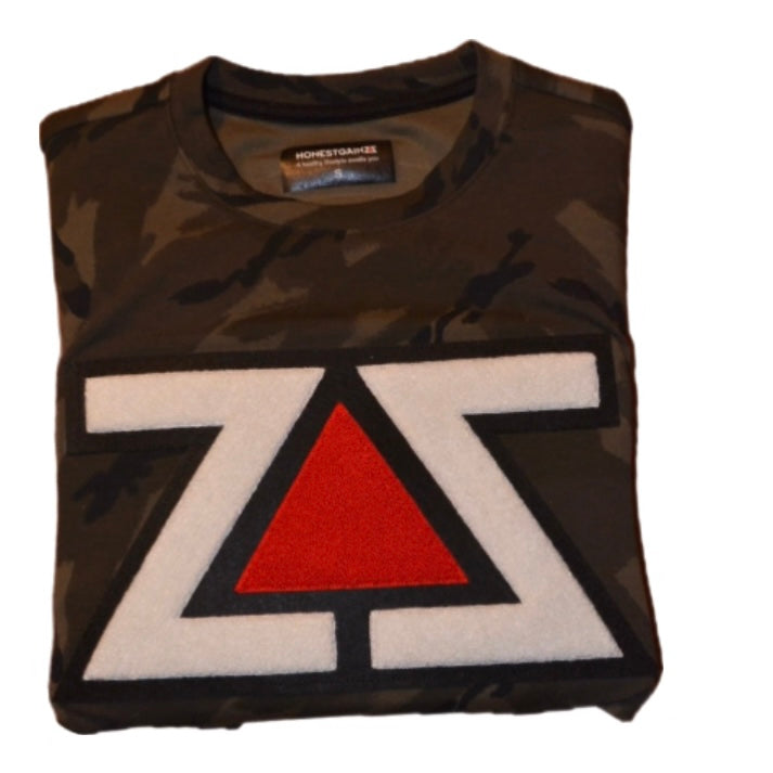 ZZ'D UP CAMO CREW NECK