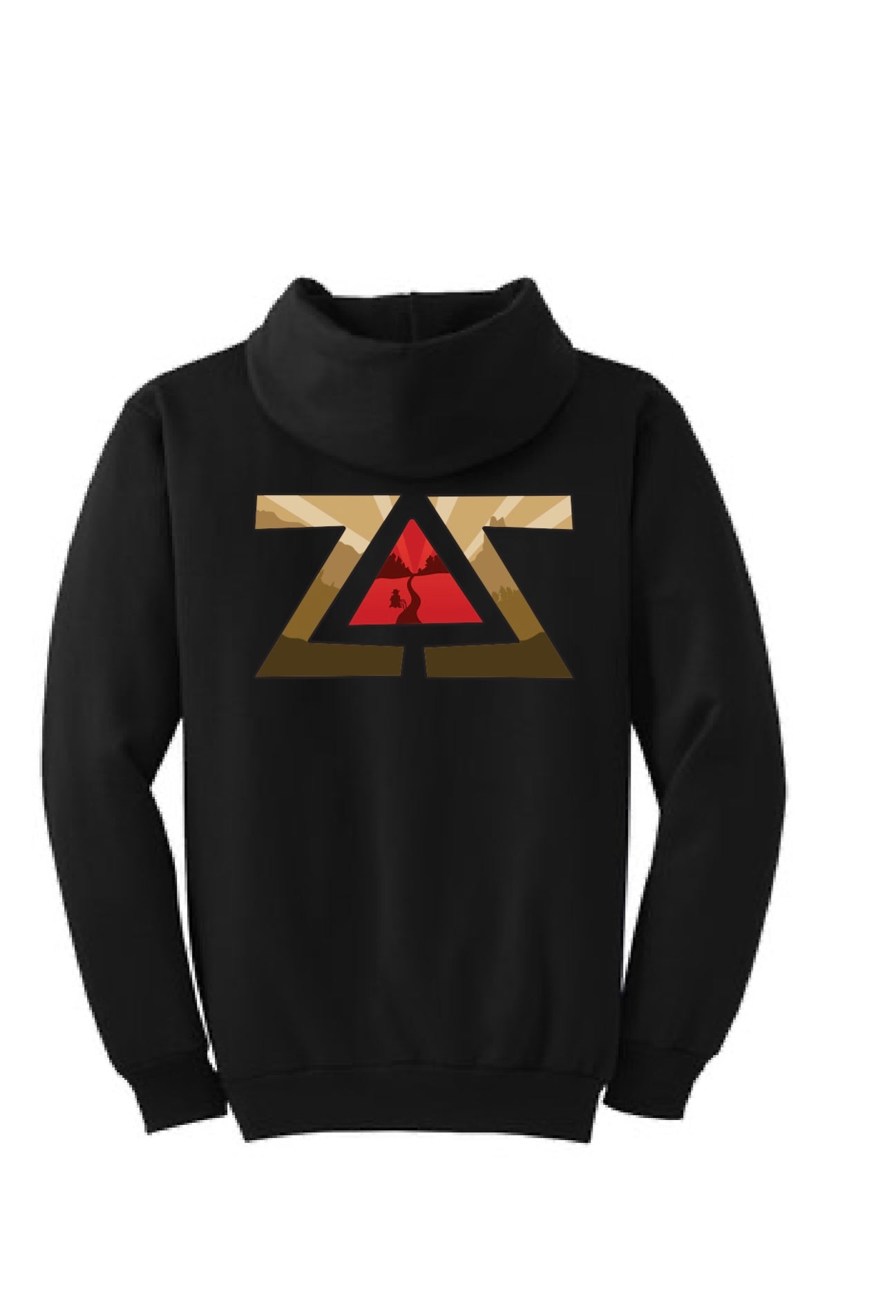 GOLD RUSH HOODIE HONESTGAINZZ ™️ LOGO 3D PUFF GOLD/ RED ZZ'D UP SLEEVE HIT