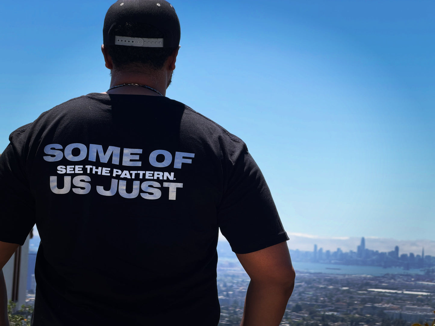 THE SCHEMERS™ Core Statement Black Tee — The Pattern Edition | 50/50 Cotton-Polyester
